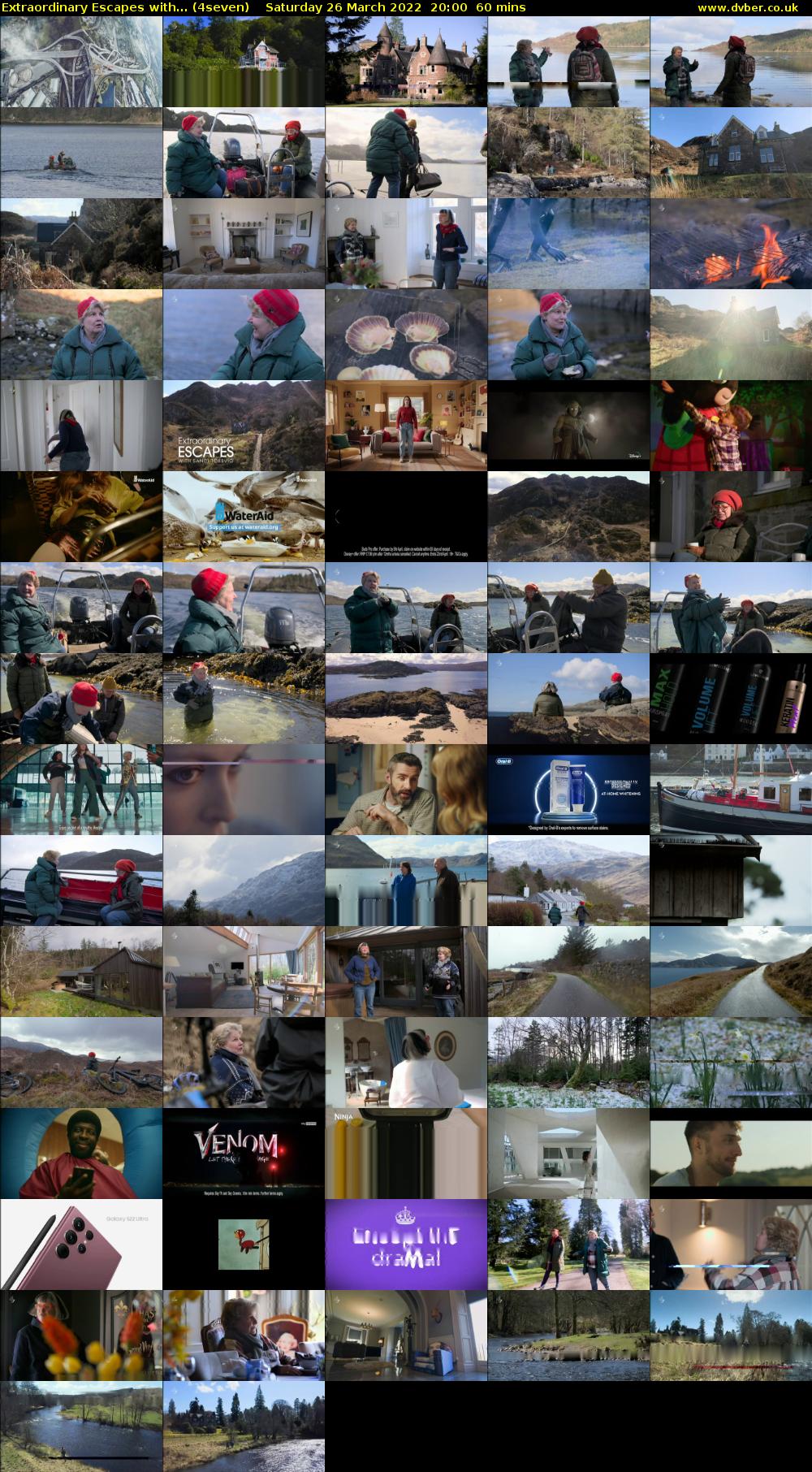 Extraordinary Escapes with... (4seven) Saturday 26 March 2022 20:00 - 21:00