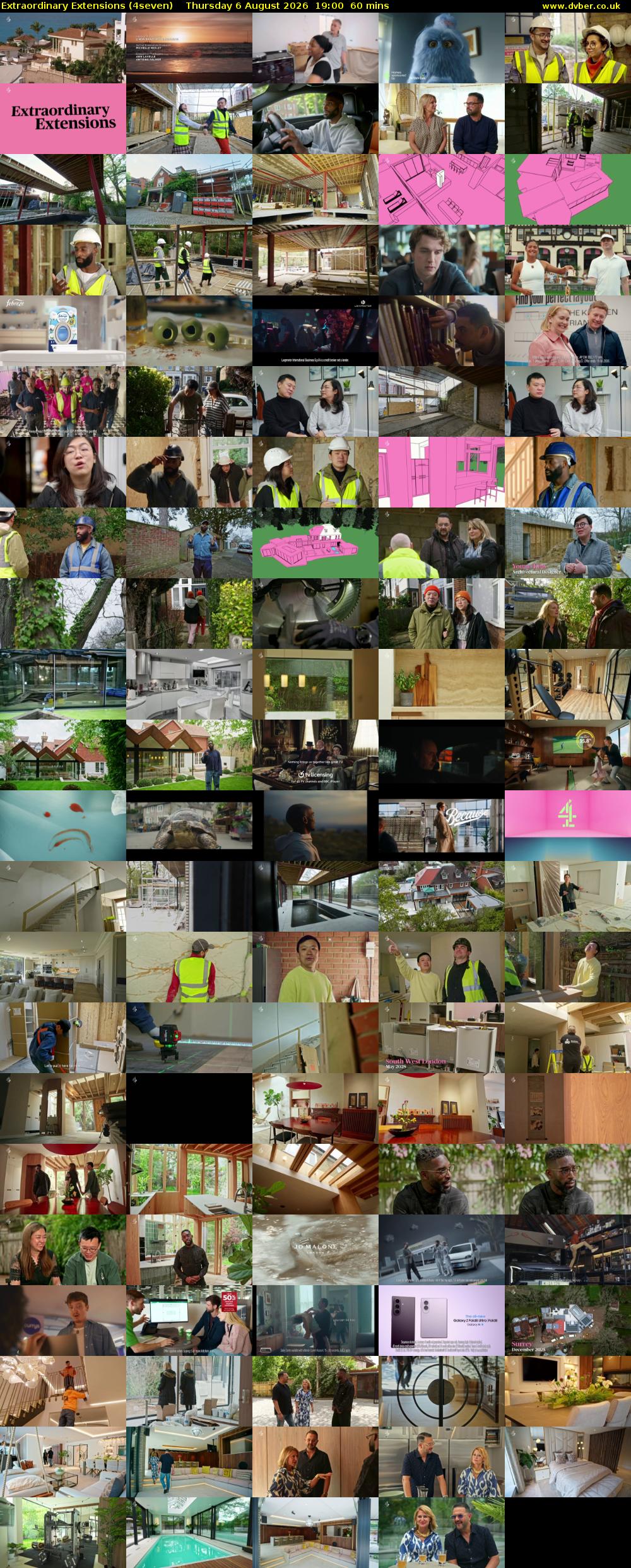 Extraordinary Extensions (4seven) Thursday 6 August 2026 19:00 - 20:00