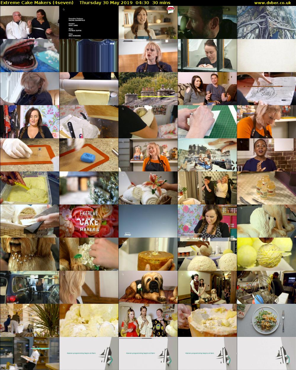 Extreme Cake Makers (4seven) Thursday 30 May 2019 04:30 - 05:00