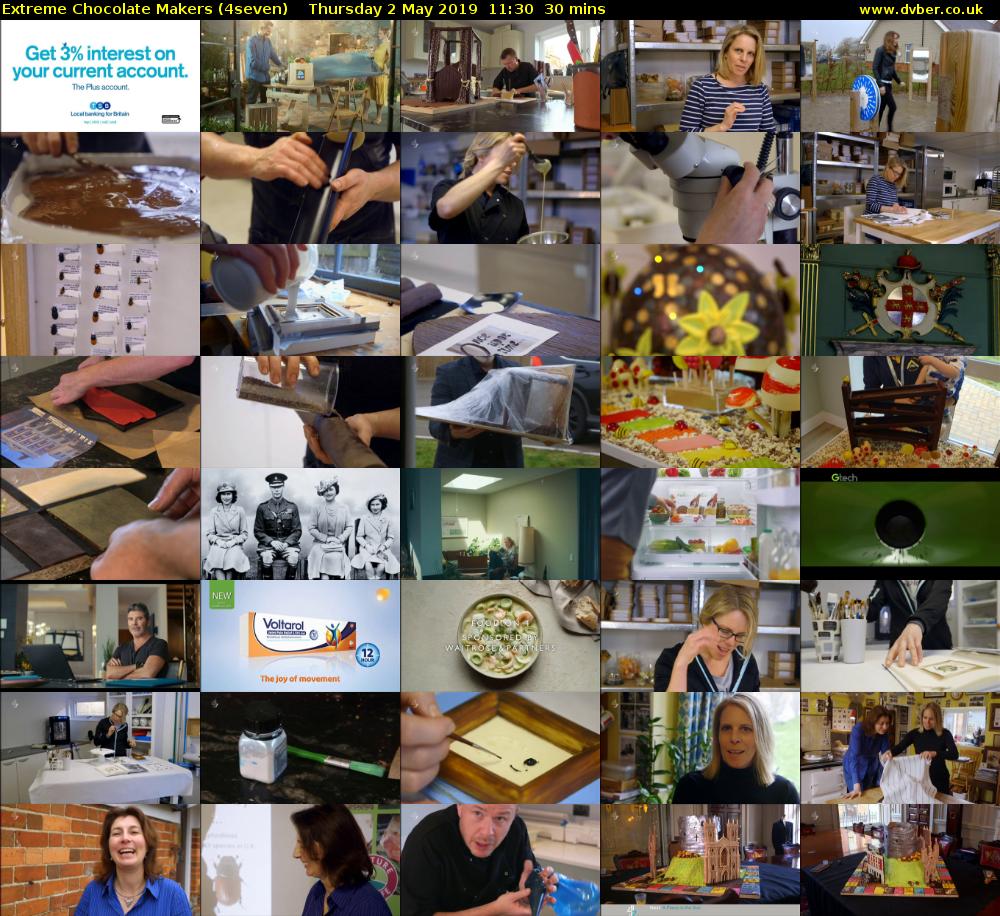 Extreme Chocolate Makers (4seven) Thursday 2 May 2019 11:30 - 12:00