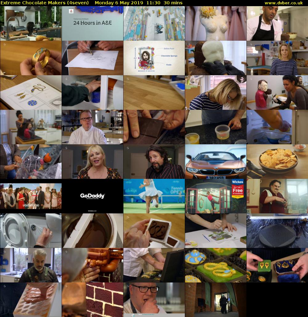 Extreme Chocolate Makers (4seven) Monday 6 May 2019 11:30 - 12:00