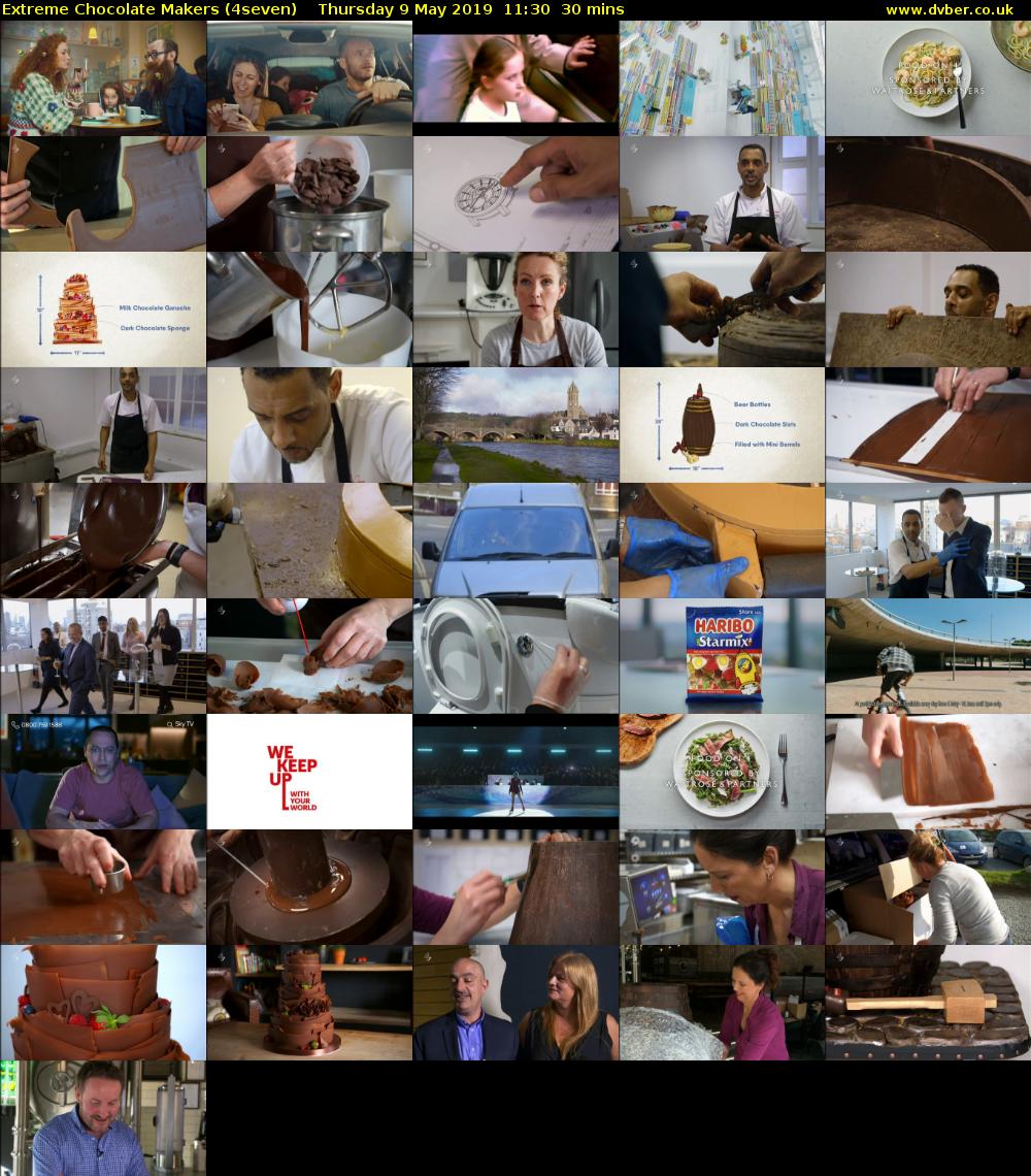 Extreme Chocolate Makers (4seven) Thursday 9 May 2019 11:30 - 12:00