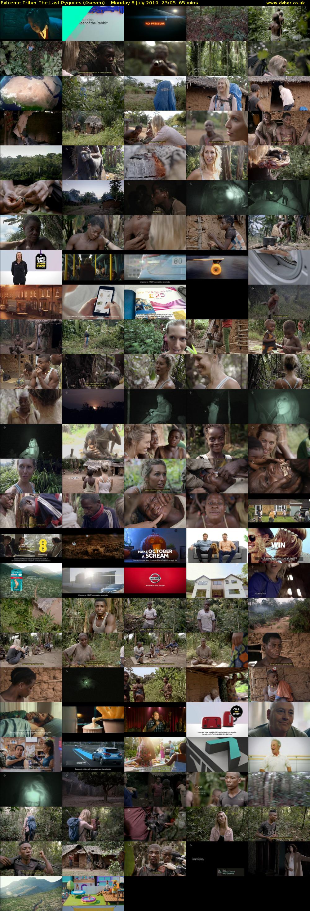 Extreme Tribe: The Last Pygmies (4seven) Monday 8 July 2019 23:05 - 00:10