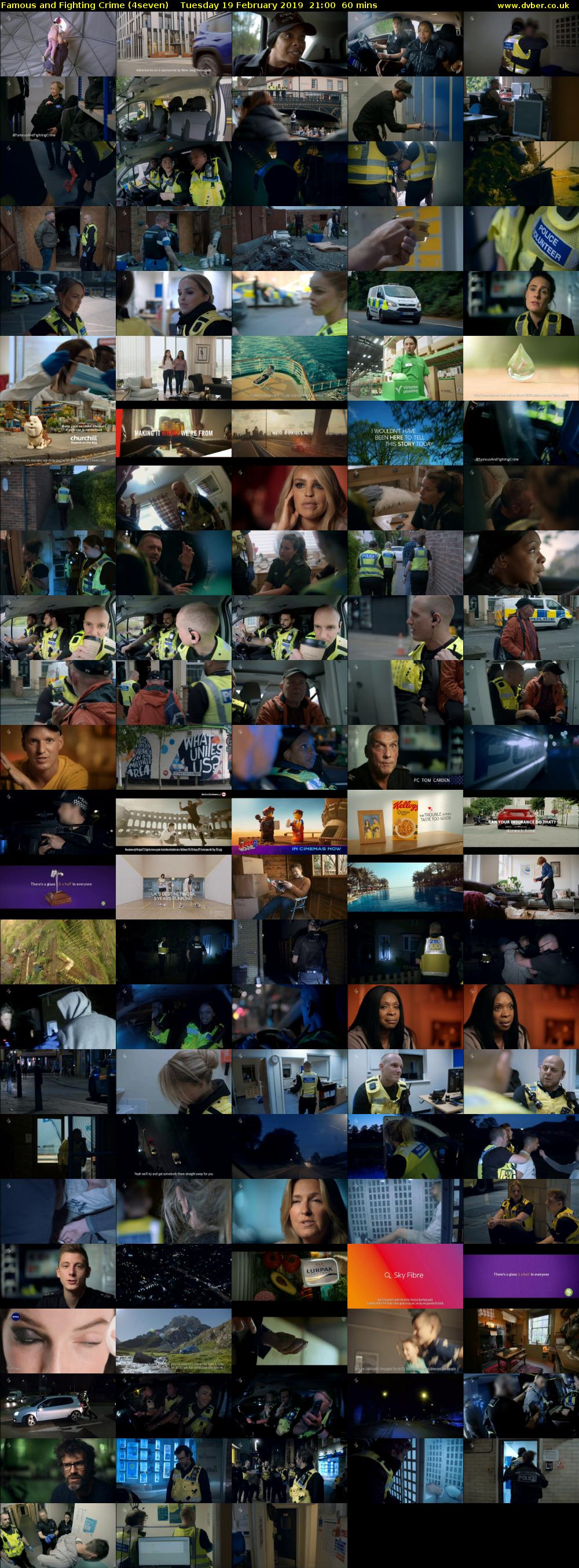 Famous and Fighting Crime (4seven) Tuesday 19 February 2019 21:00 - 22:00