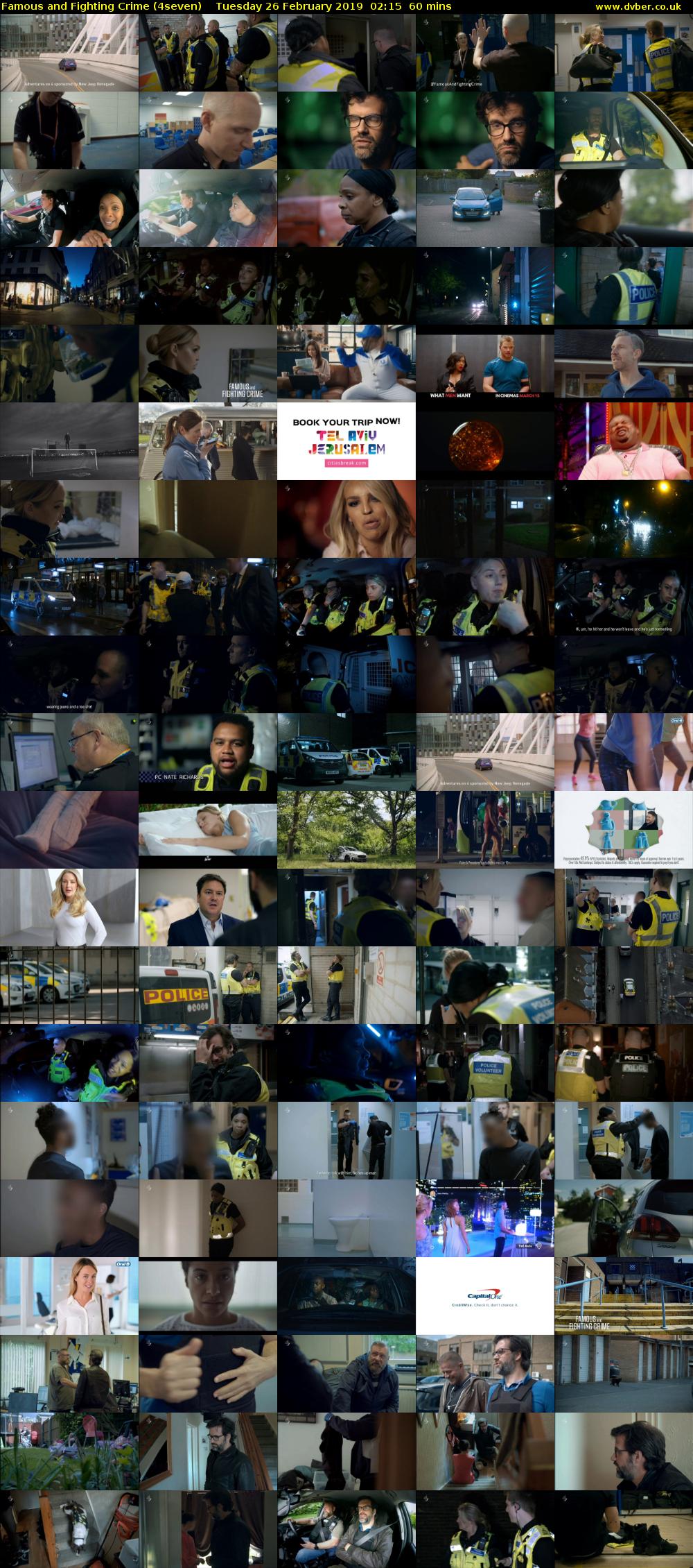 Famous and Fighting Crime (4seven) Tuesday 26 February 2019 02:15 - 03:15