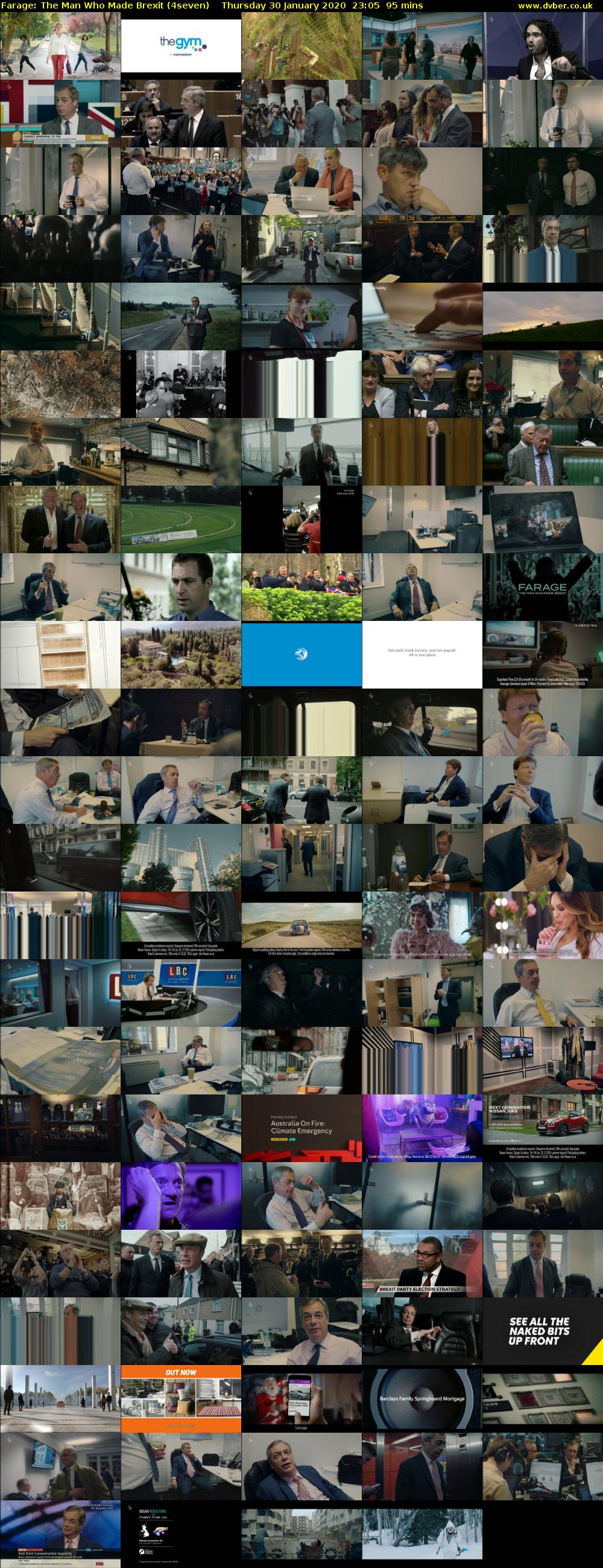 Farage: The Man Who Made Brexit (4seven) Thursday 30 January 2020 23:05 - 00:40