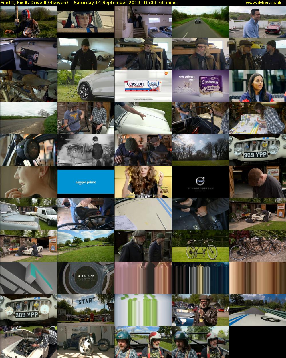 Find It, Fix It, Drive It (4seven) Saturday 14 September 2019 16:00 - 17:00