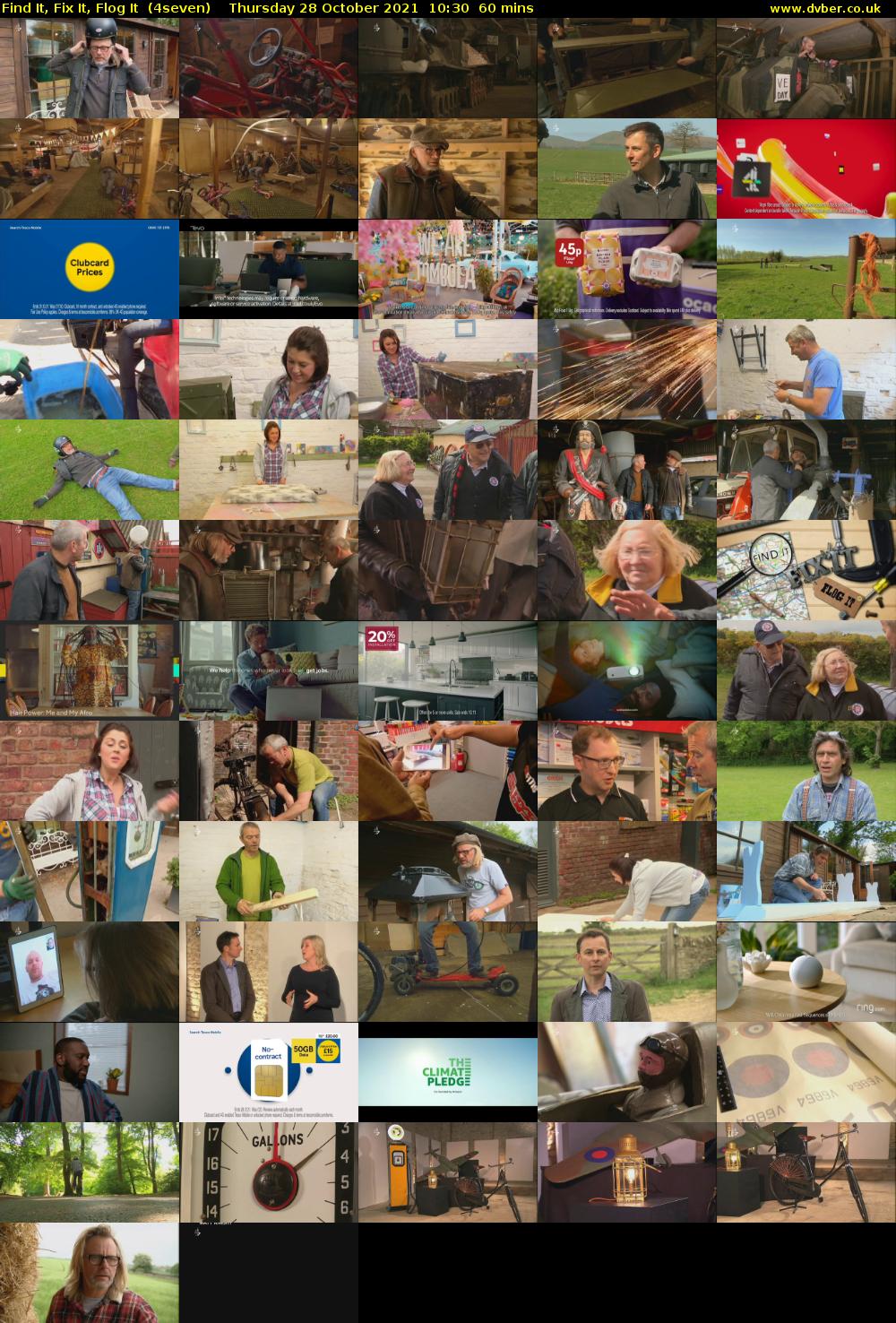 Find It, Fix It, Flog It  (4seven) Thursday 28 October 2021 10:30 - 11:30