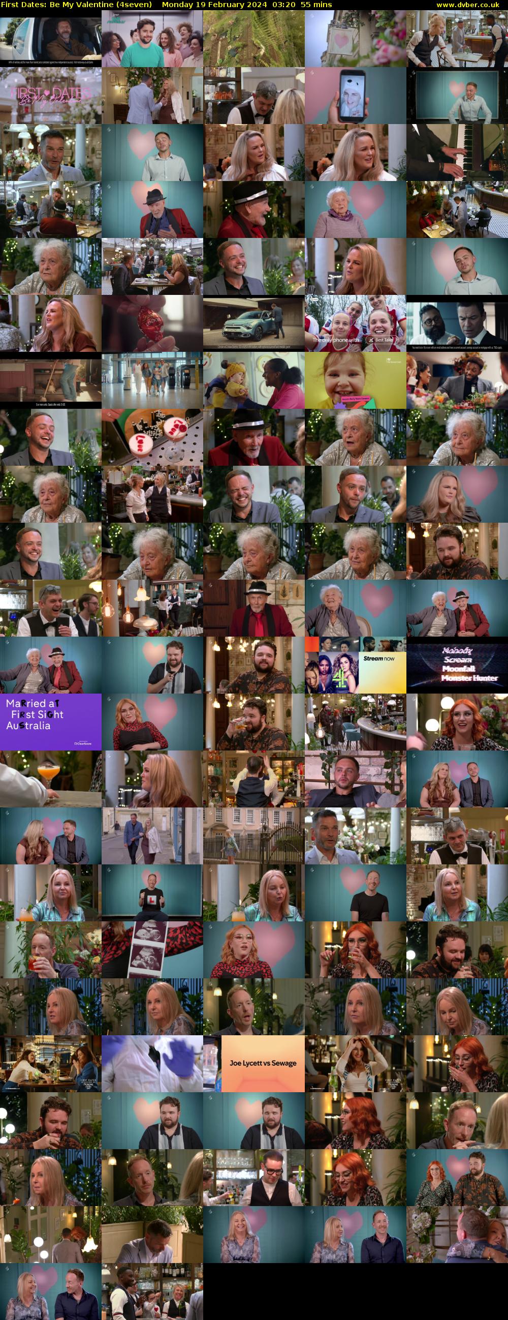 First Dates: Be My Valentine (4seven) Monday 19 February 2024 03:20 - 04:15