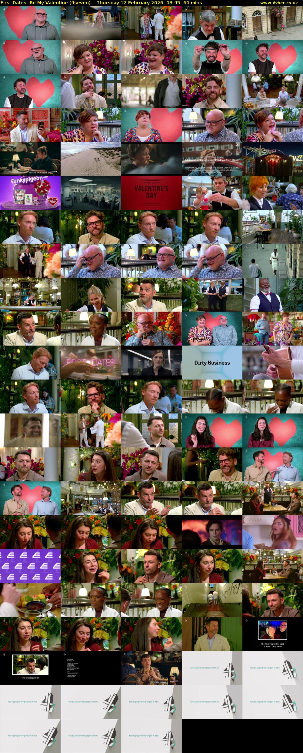First Dates: Be My Valentine (4seven) Thursday 12 February 2026 03:45 - 04:45