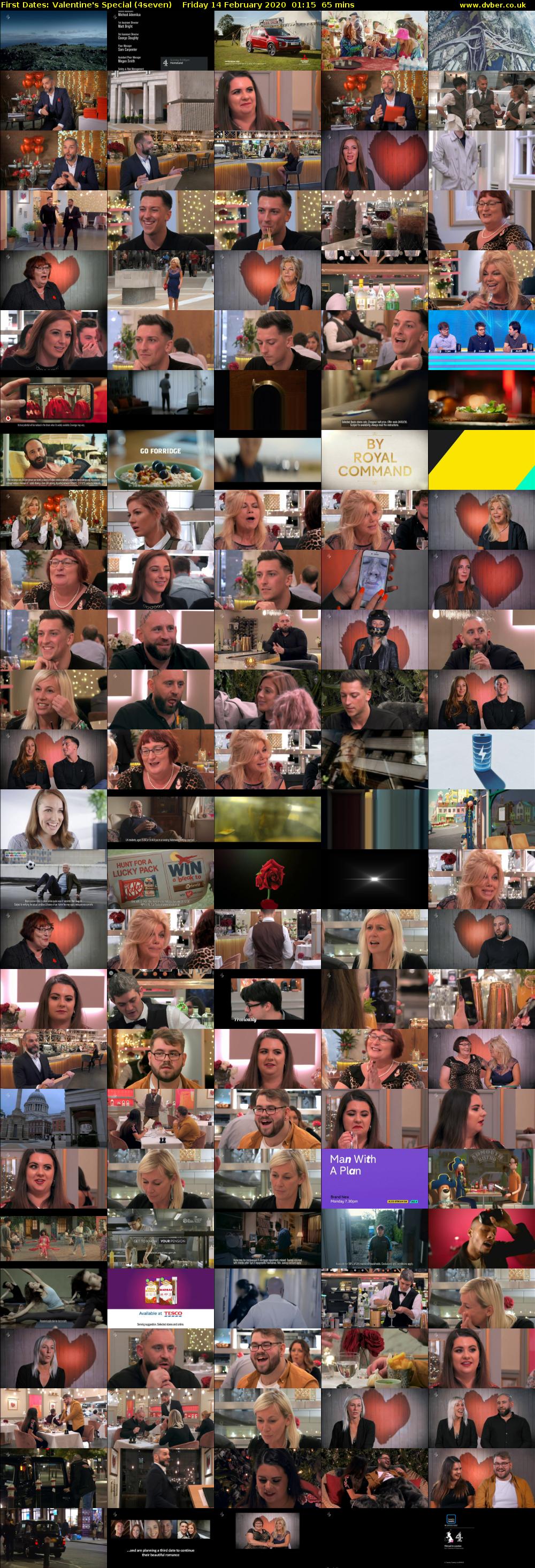 First Dates: Valentine's Special (4seven) Friday 14 February 2020 01:15 - 02:20