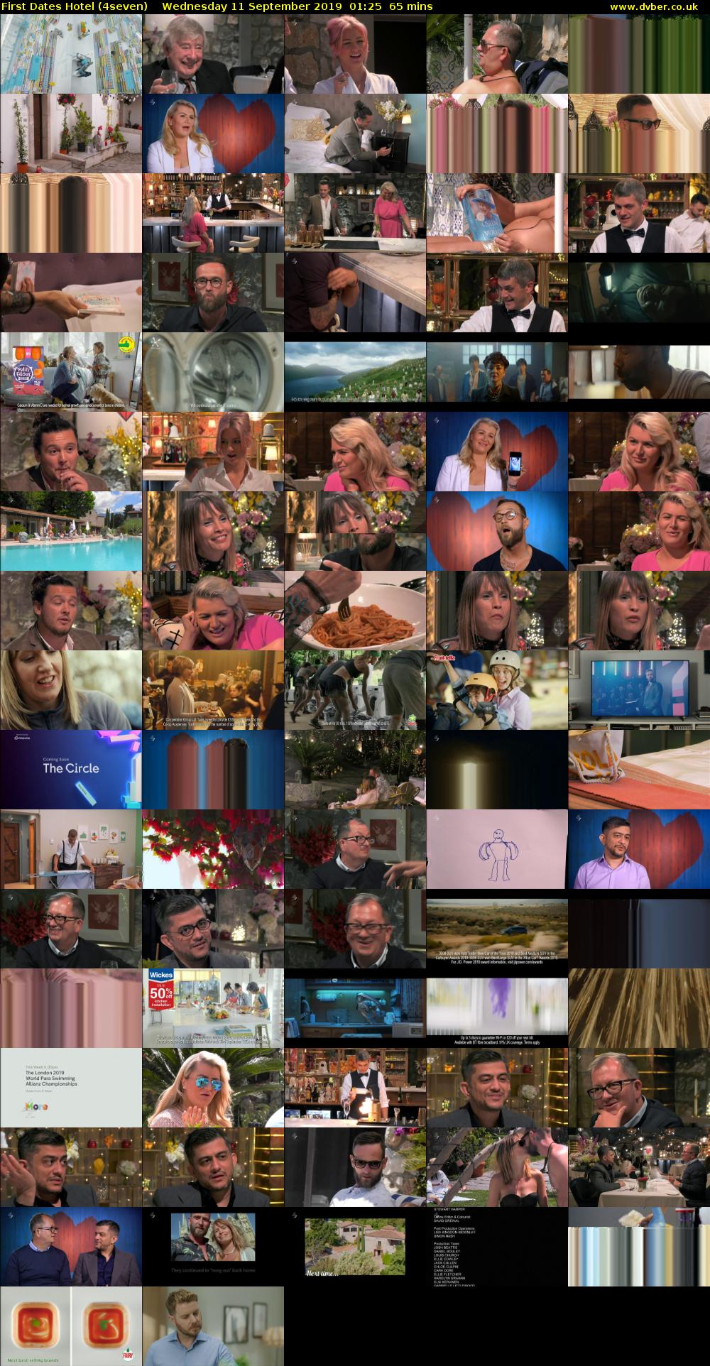 First Dates Hotel (4seven) Wednesday 11 September 2019 01:25 - 02:30