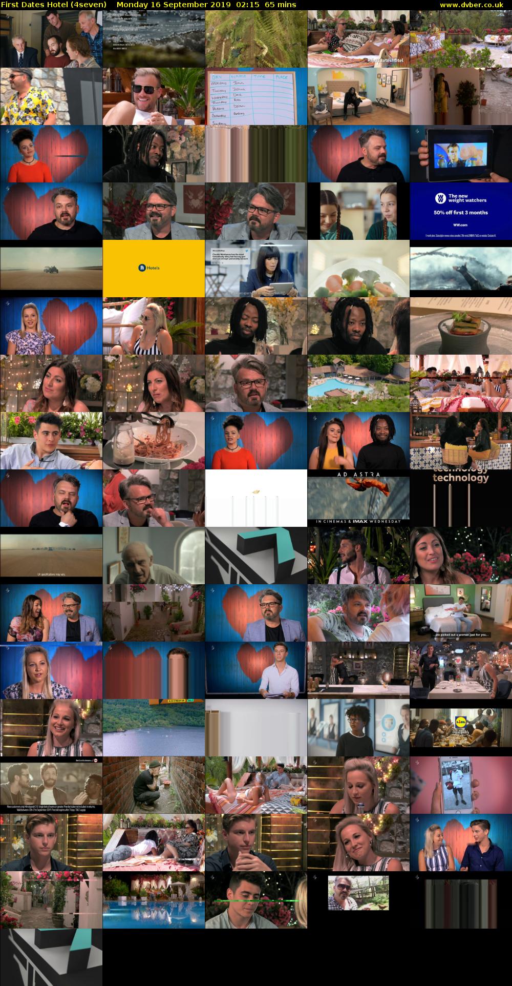 First Dates Hotel (4seven) Monday 16 September 2019 02:15 - 03:20