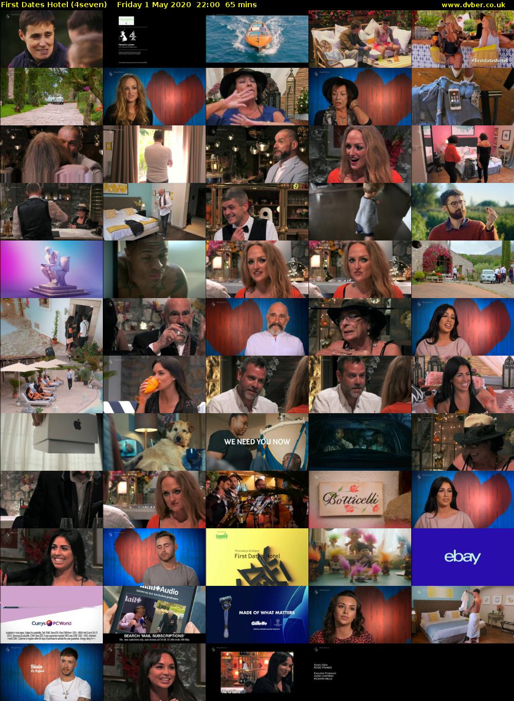 First Dates Hotel (4seven) Friday 1 May 2020 22:00 - 23:05