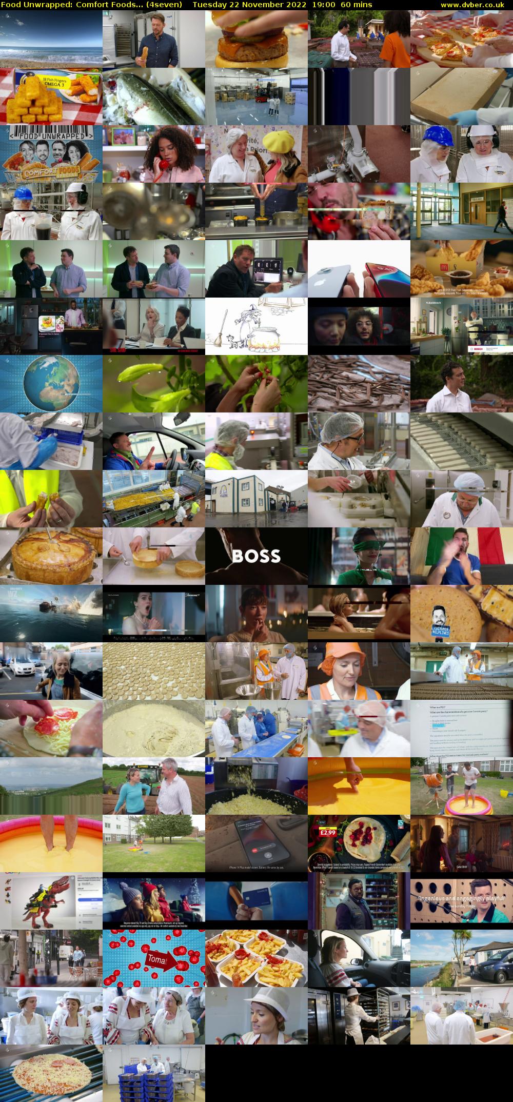 Food Unwrapped: Comfort Foods... (4seven) Tuesday 22 November 2022 19:00 - 20:00