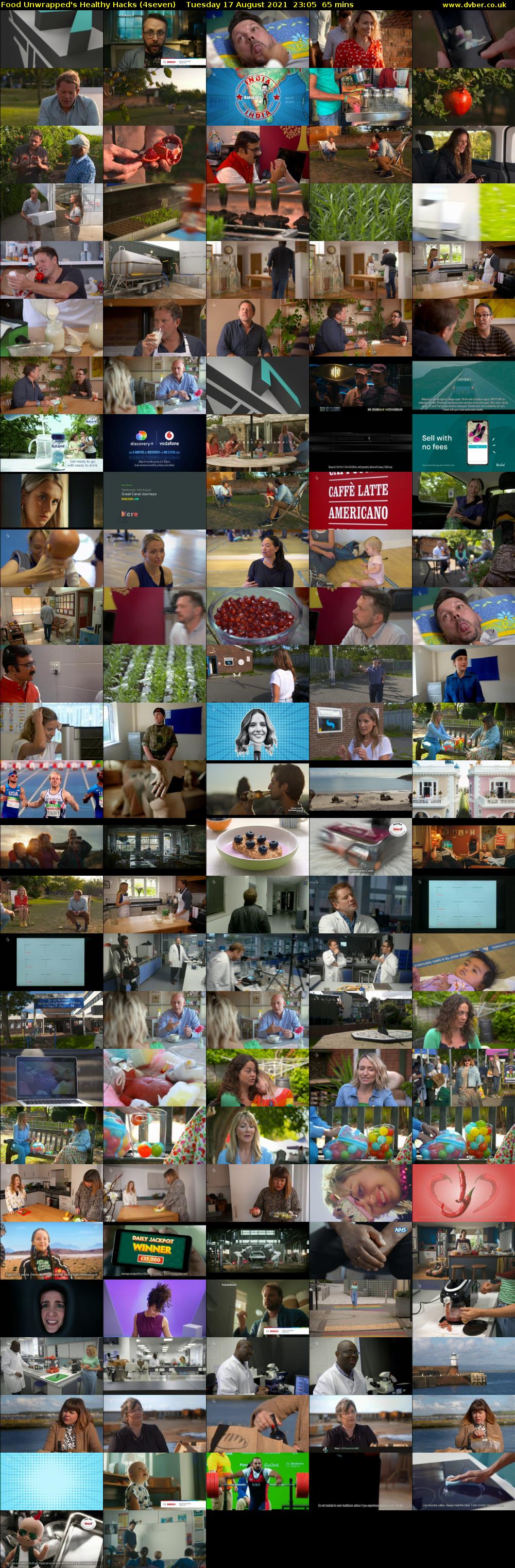 Food Unwrapped's Healthy Hacks (4seven) Tuesday 17 August 2021 23:05 - 00:10