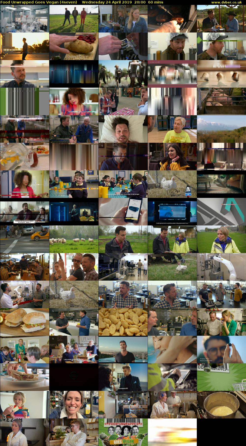 Food Unwrapped Goes Vegan (4seven) Wednesday 24 April 2019 20:00 - 21:00