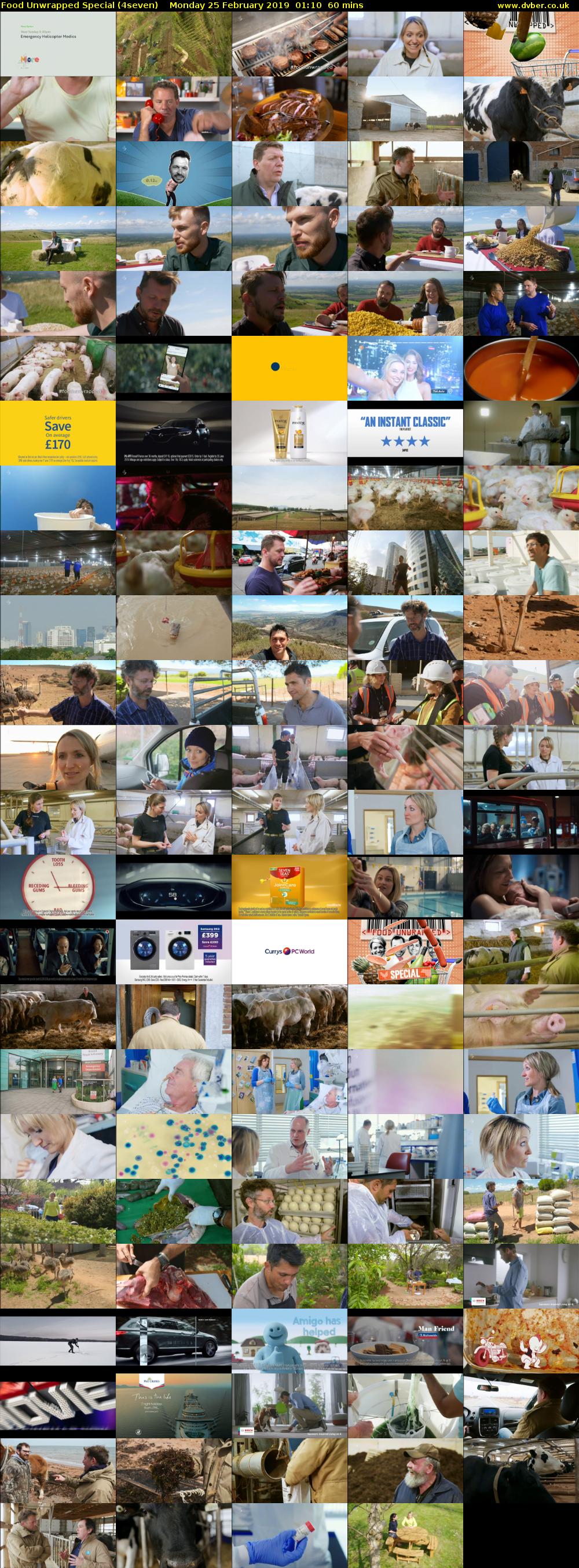 Food Unwrapped Special (4seven) Monday 25 February 2019 01:10 - 02:10