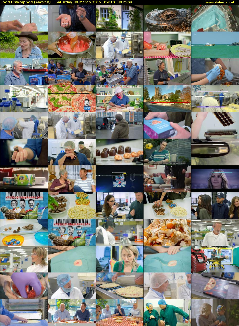 Food Unwrapped (4seven) Saturday 30 March 2019 09:10 - 09:40