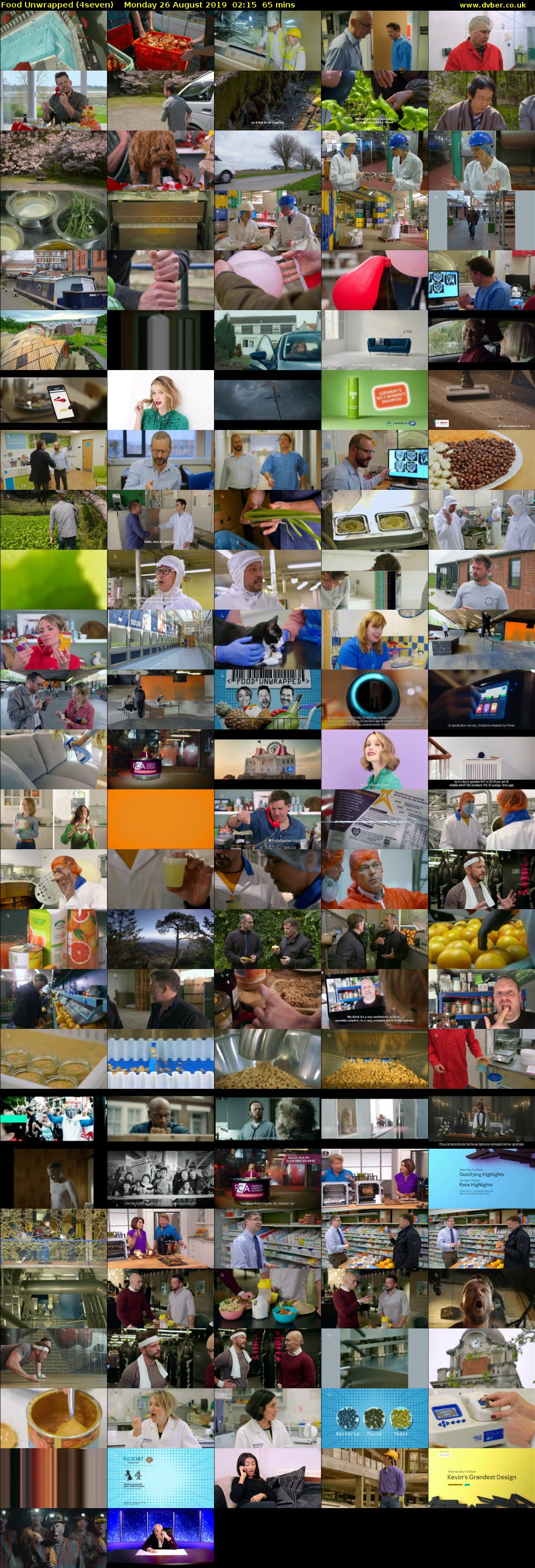 Food Unwrapped (4seven) Monday 26 August 2019 02:15 - 03:20
