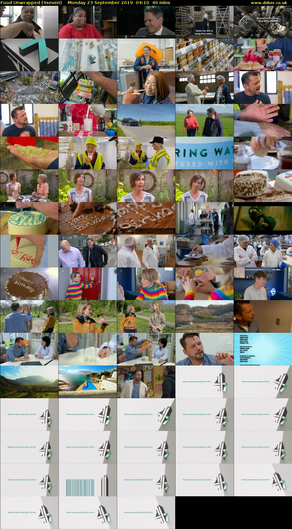 Food Unwrapped (4seven) Monday 23 September 2019 04:10 - 04:50