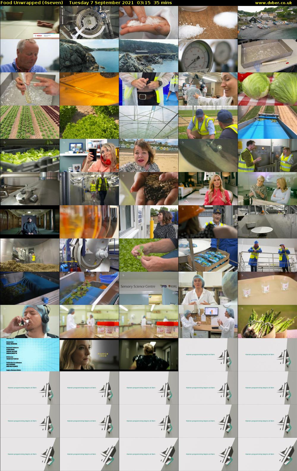 Food Unwrapped (4seven) Tuesday 7 September 2021 04:15 - 04:50