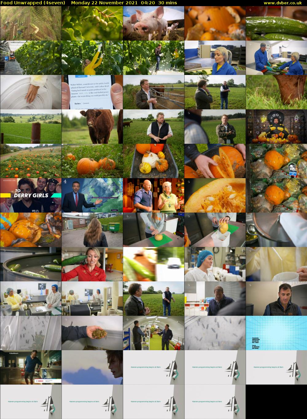 Food Unwrapped (4seven) Monday 22 November 2021 04:20 - 04:50