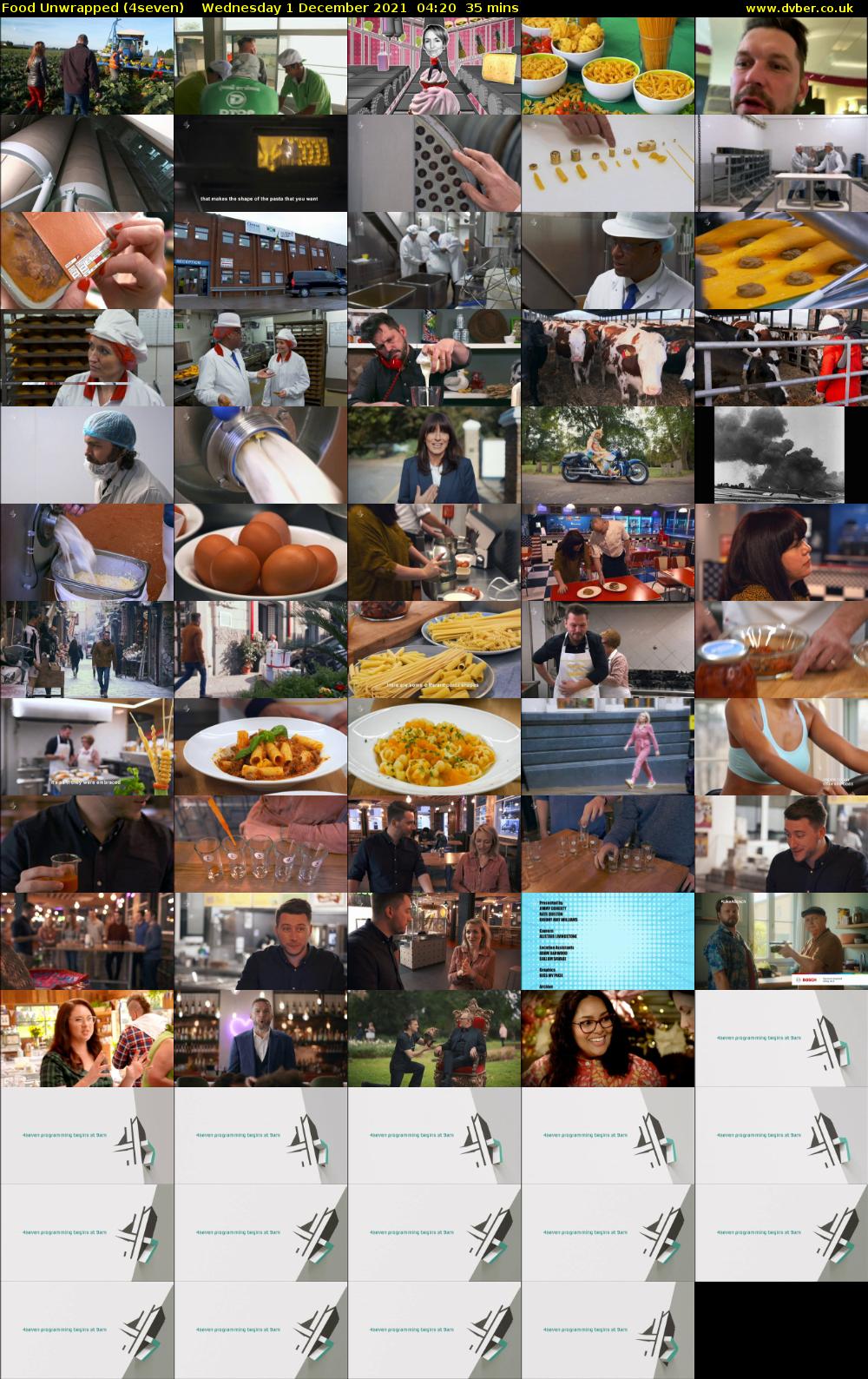 Food Unwrapped (4seven) Wednesday 1 December 2021 04:20 - 04:55