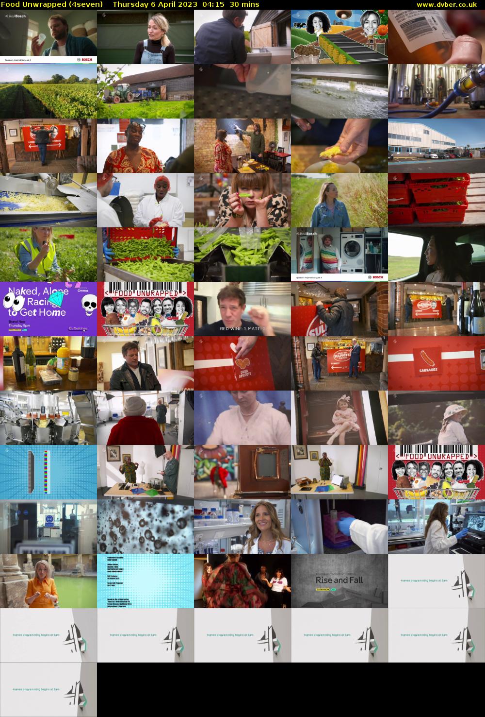 Food Unwrapped (4seven) Thursday 6 April 2023 04:15 - 04:45