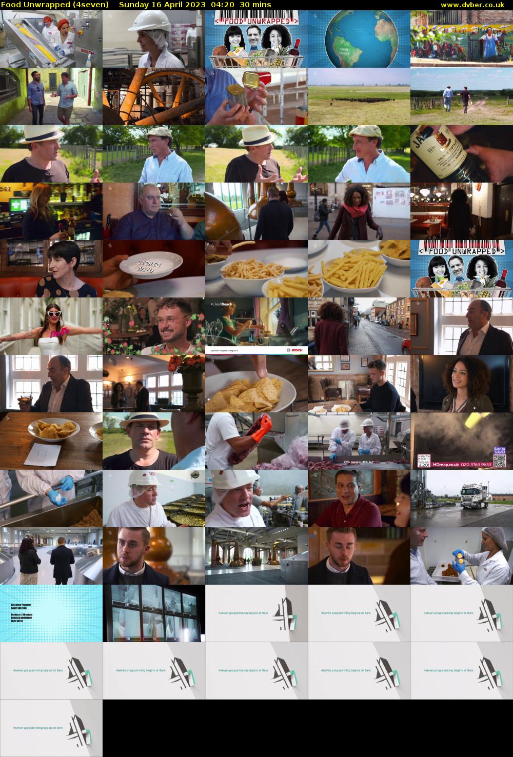 Food Unwrapped (4seven) Sunday 16 April 2023 04:20 - 04:50