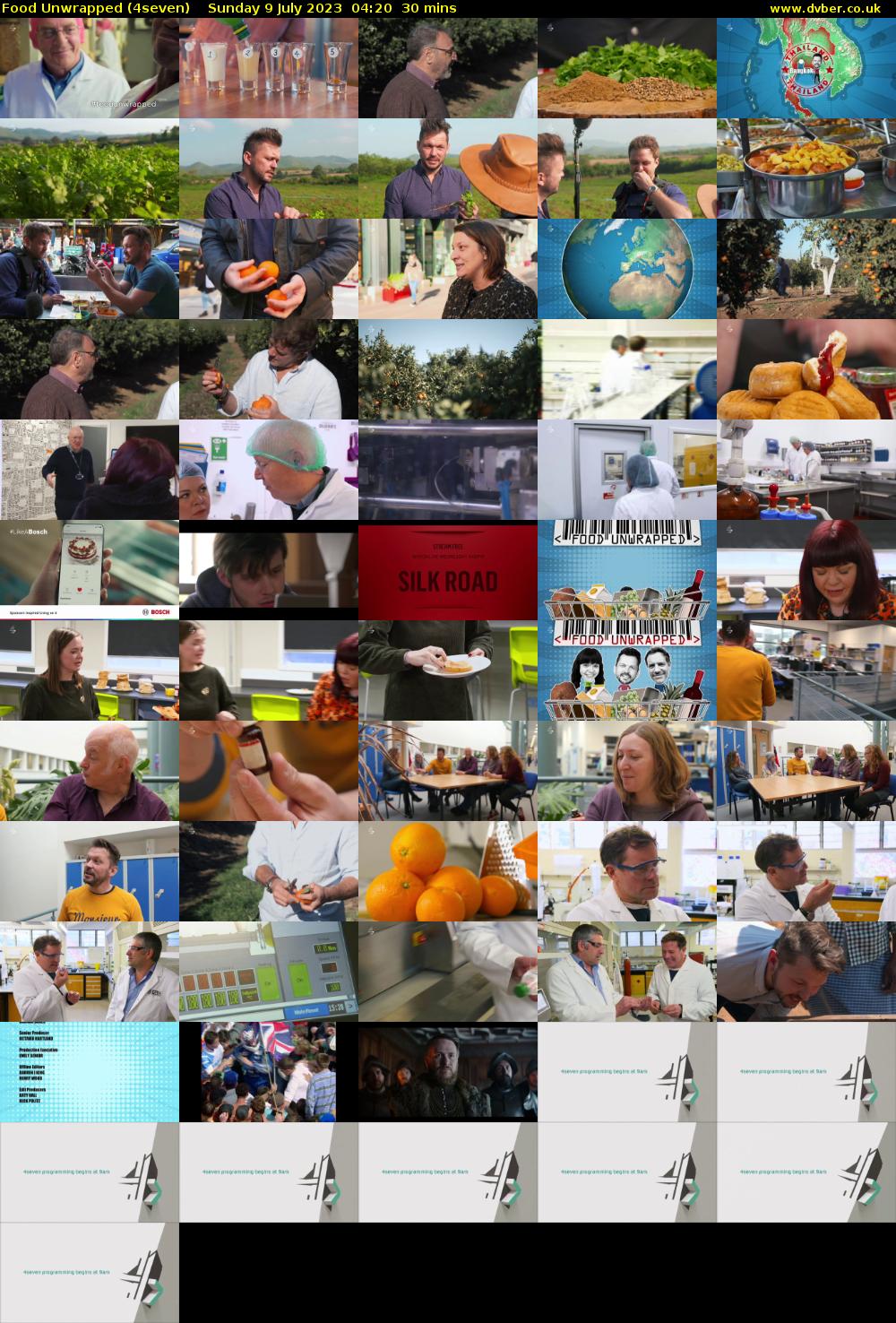 Food Unwrapped (4seven) Sunday 9 July 2023 04:20 - 04:50