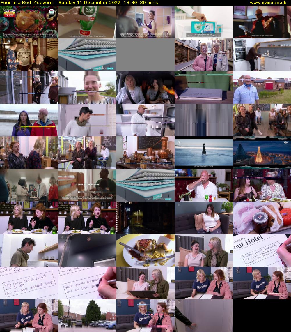 Four in a Bed (4seven) Sunday 11 December 2022 13:30 - 14:00