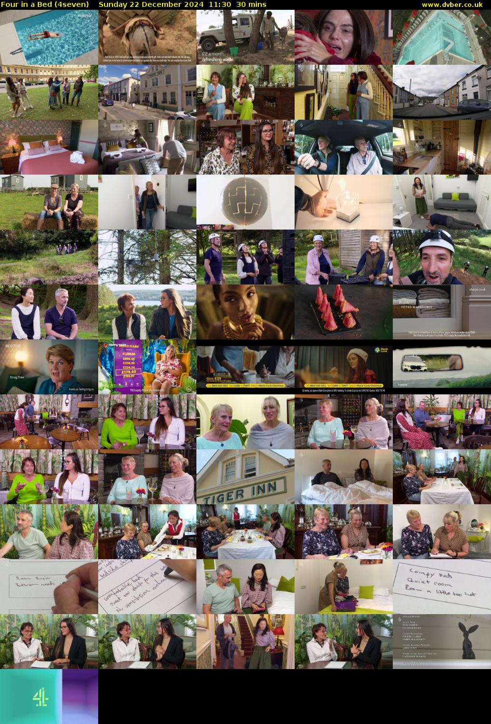 Four in a Bed (4seven) Sunday 22 December 2024 11:30 - 12:00