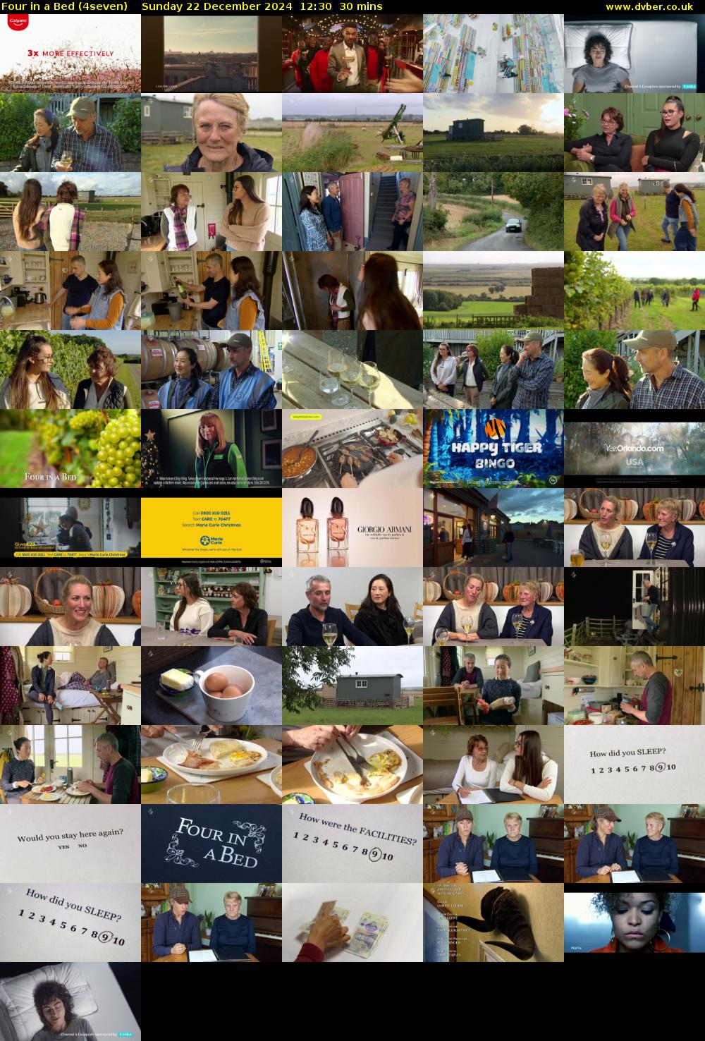 Four in a Bed (4seven) Sunday 22 December 2024 12:30 - 13:00