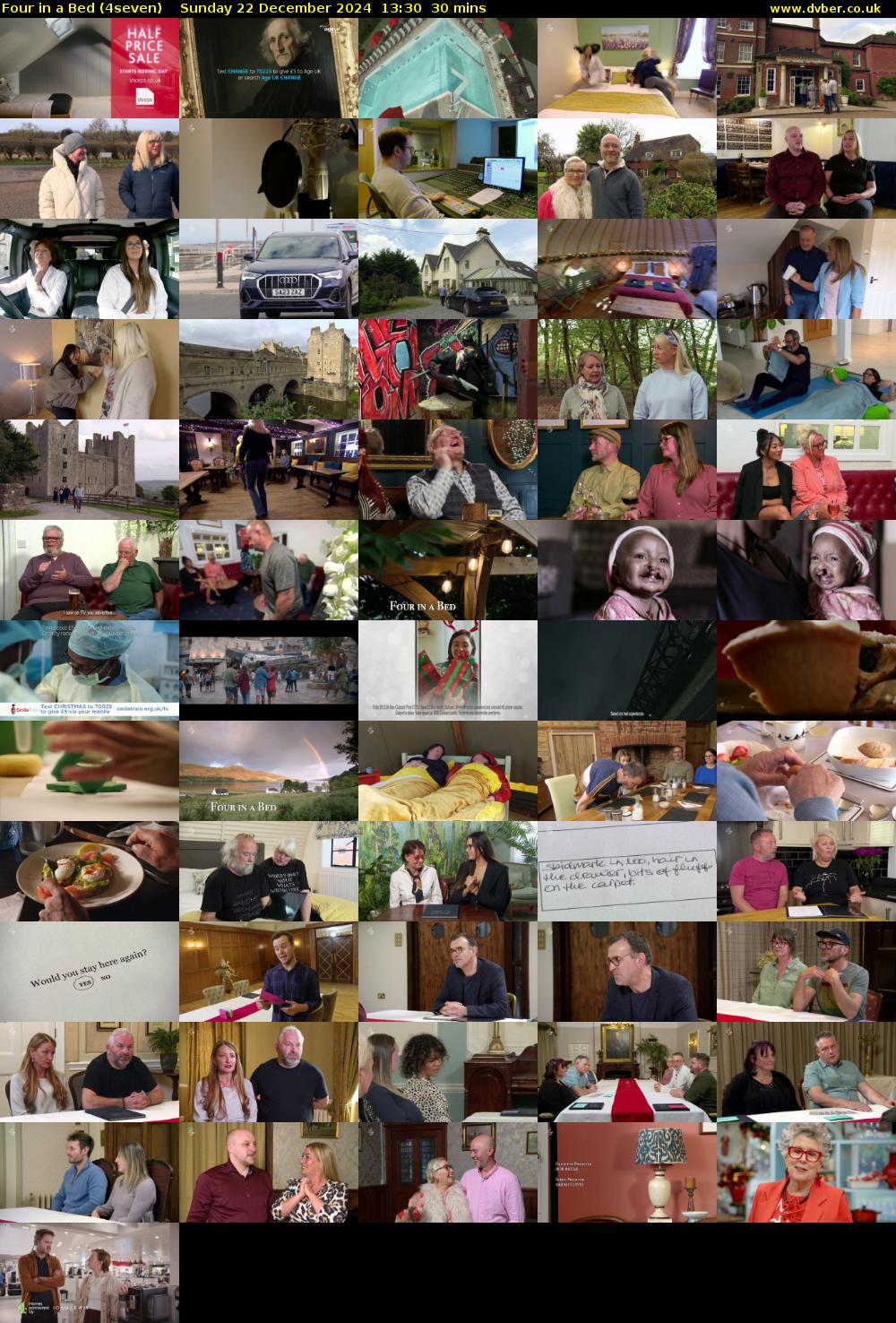 Four in a Bed (4seven) Sunday 22 December 2024 13:30 - 14:00