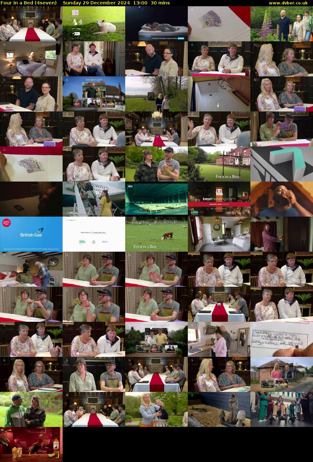 Four in a Bed (4seven) Sunday 29 December 2024 13:00 - 13:30