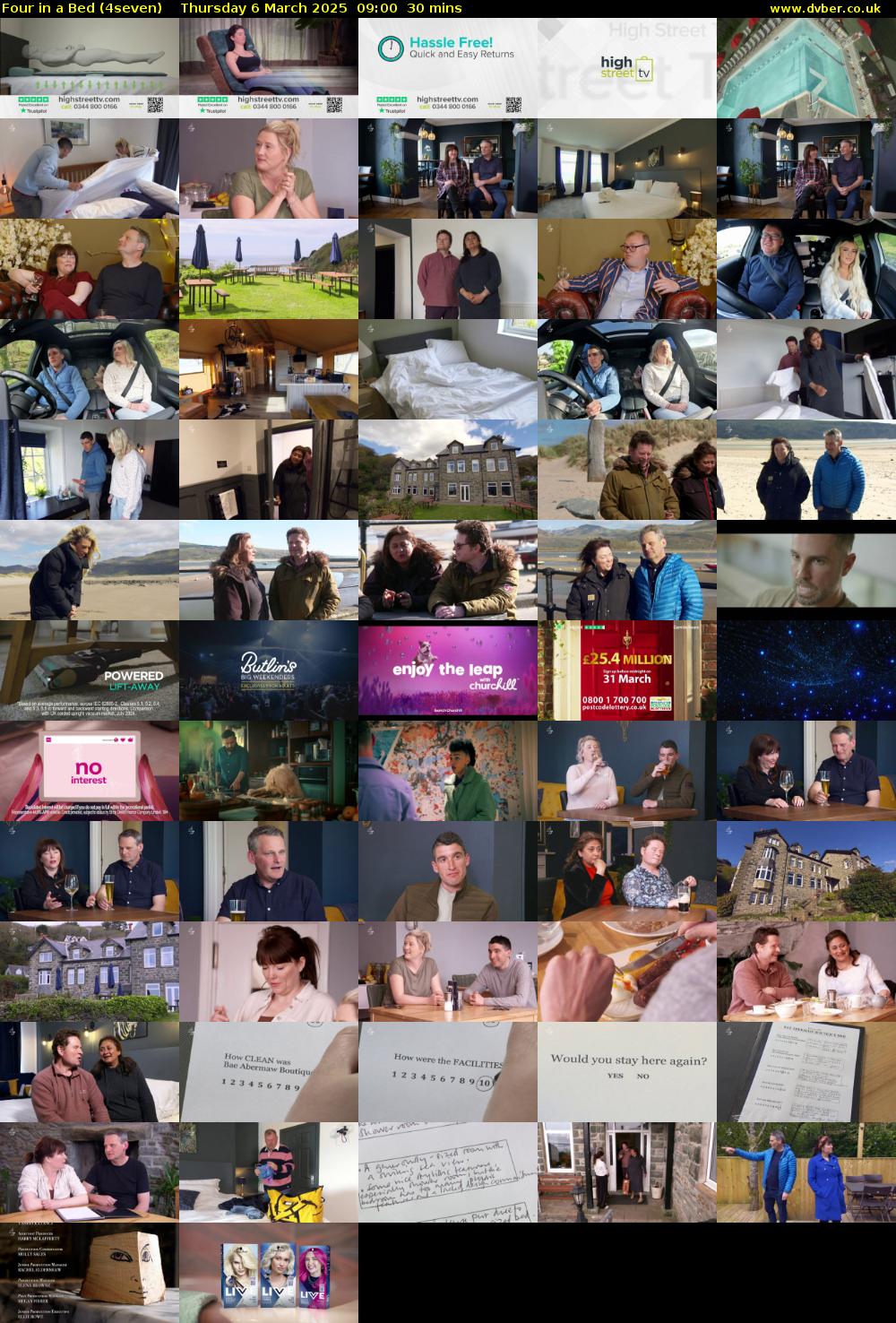 Four in a Bed (4seven) Thursday 6 March 2025 09:00 - 09:30