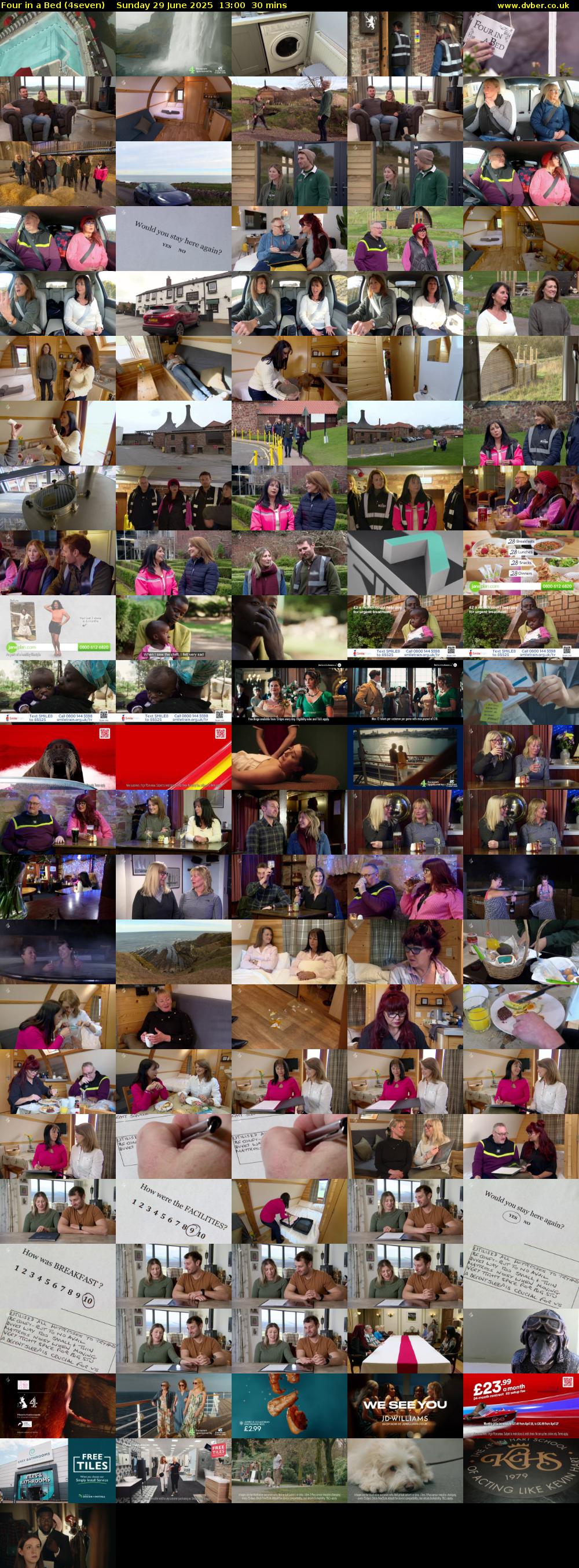 Four in a Bed (4seven) Sunday 29 June 2025 13:00 - 13:30