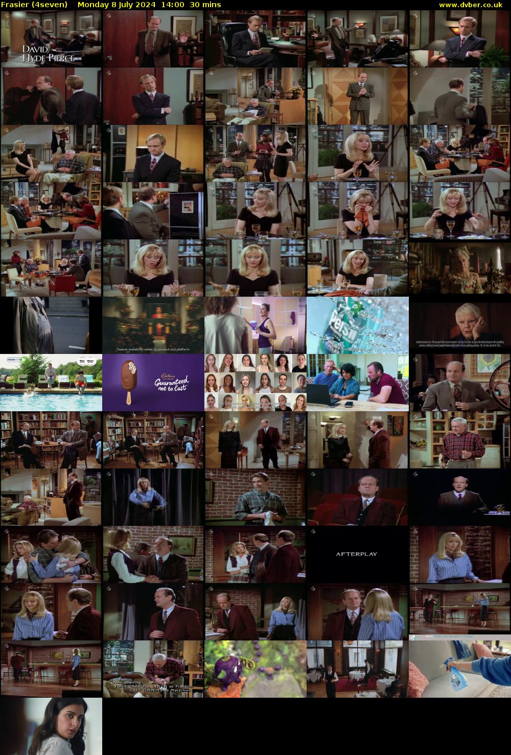 Frasier (4seven) Monday 8 July 2024 14:00 - 14:30