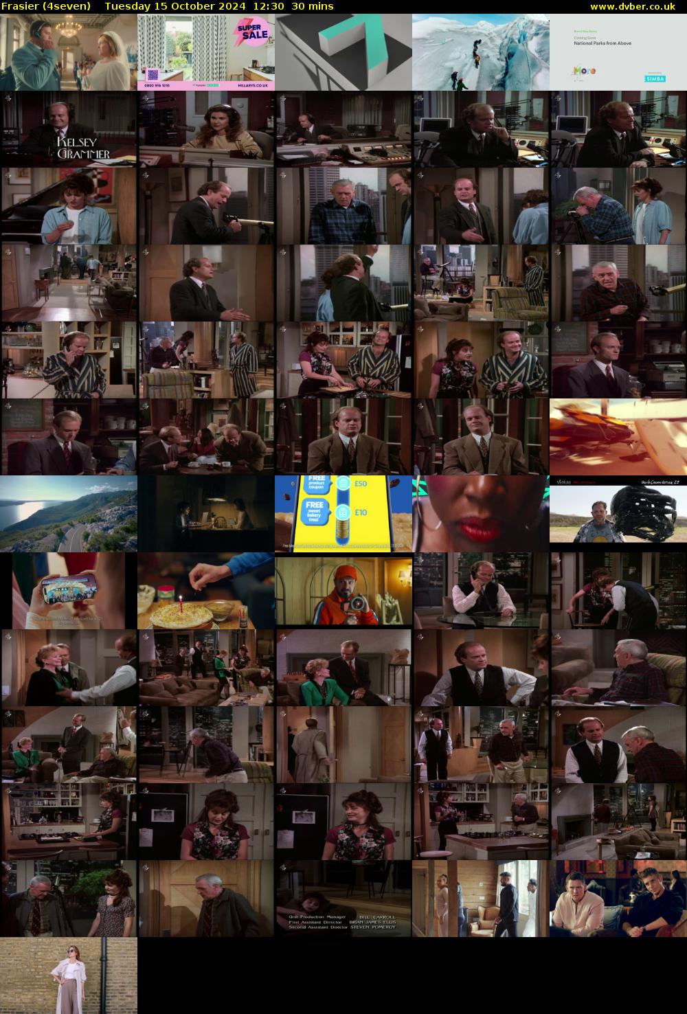 Frasier (4seven) Tuesday 15 October 2024 12:30 - 13:00