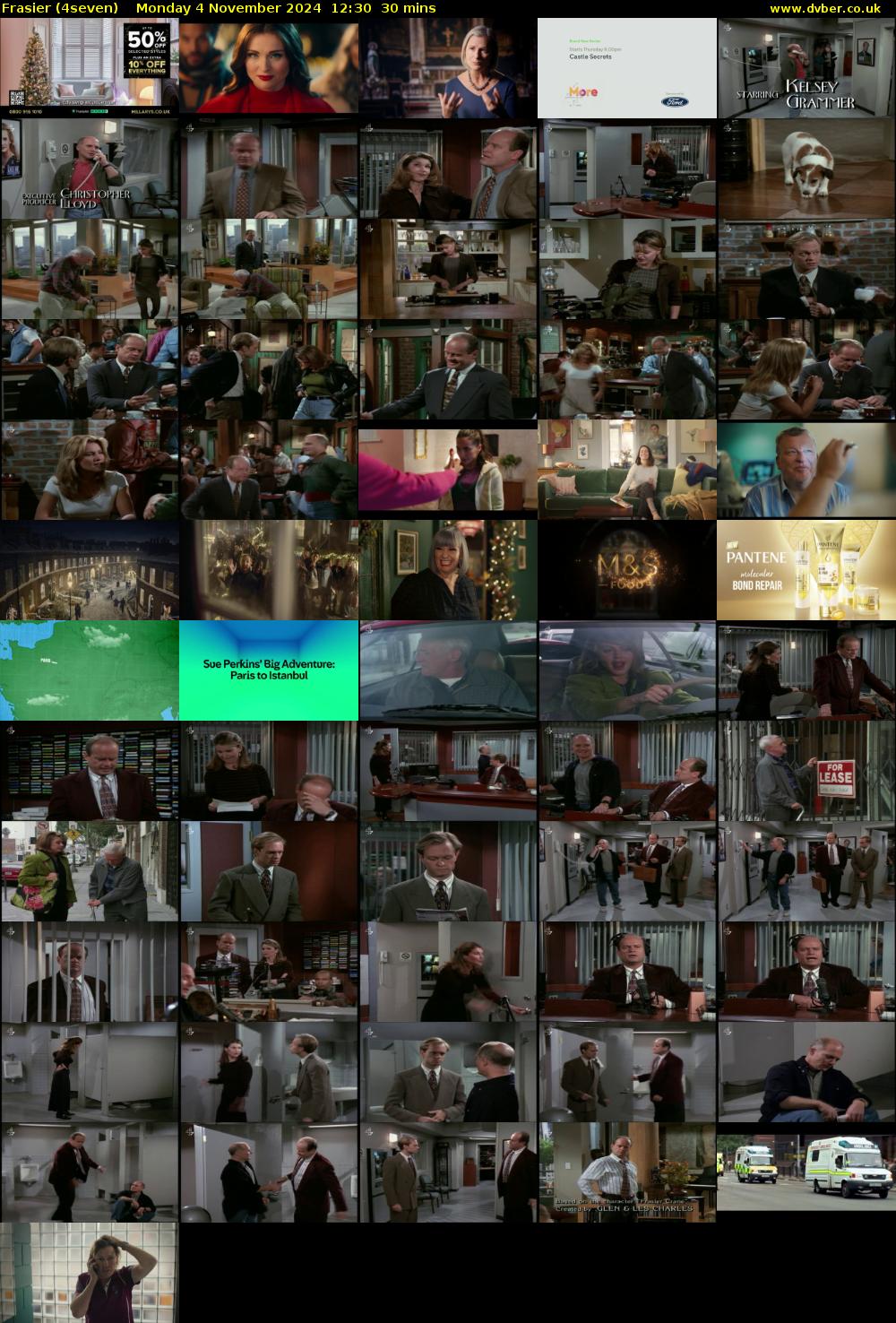 Frasier (4seven) Monday 4 November 2024 12:30 - 13:00