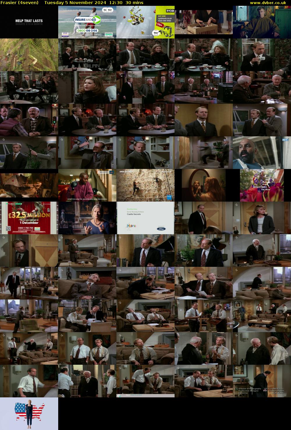 Frasier (4seven) Tuesday 5 November 2024 12:30 - 13:00