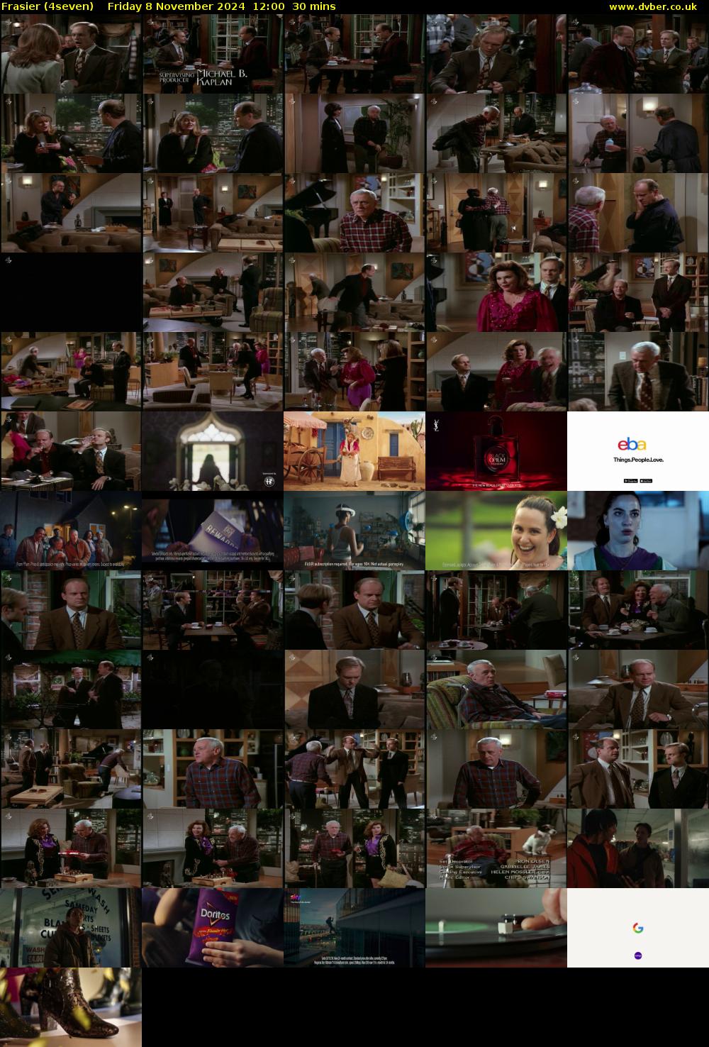 Frasier (4seven) Friday 8 November 2024 12:00 - 12:30