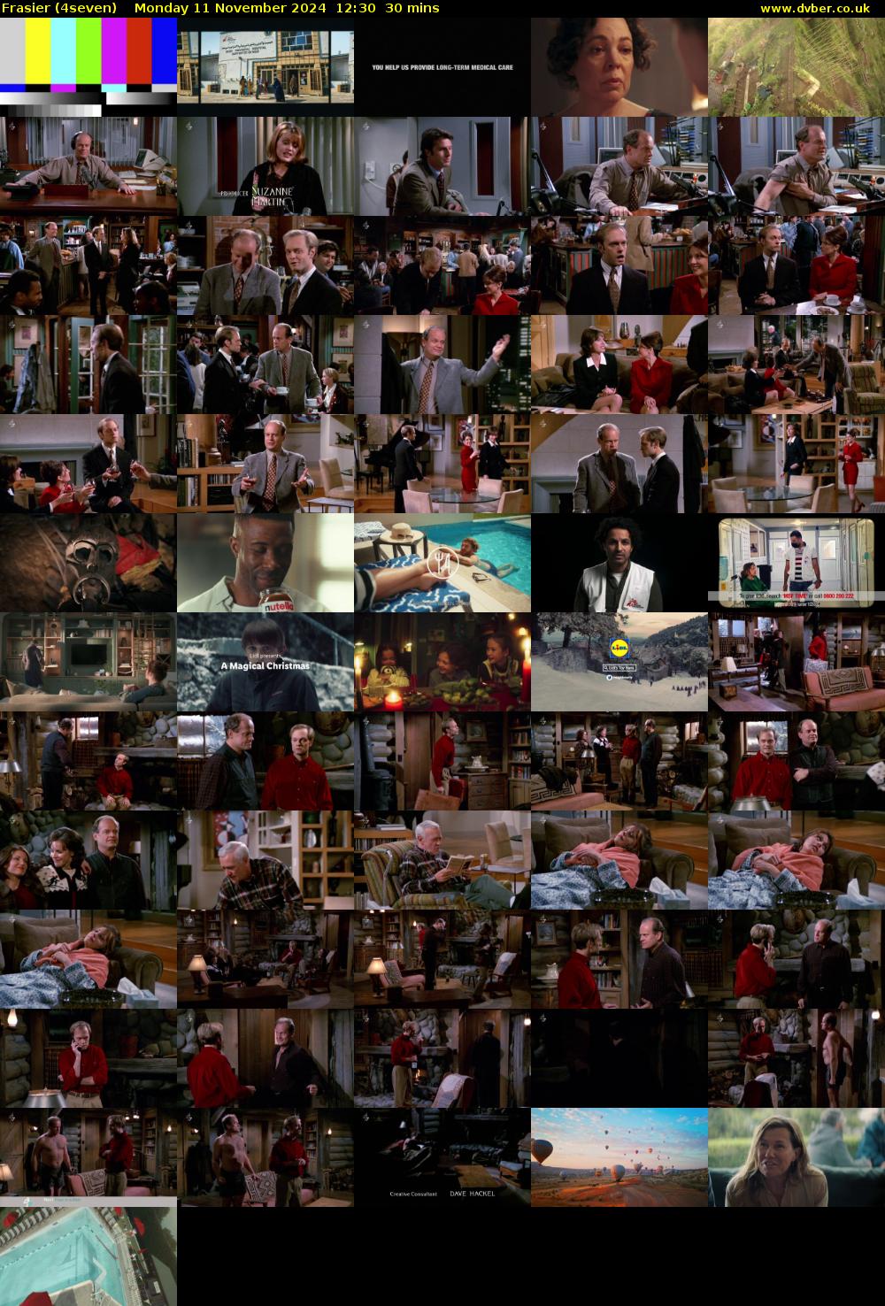 Frasier (4seven) Monday 11 November 2024 12:30 - 13:00