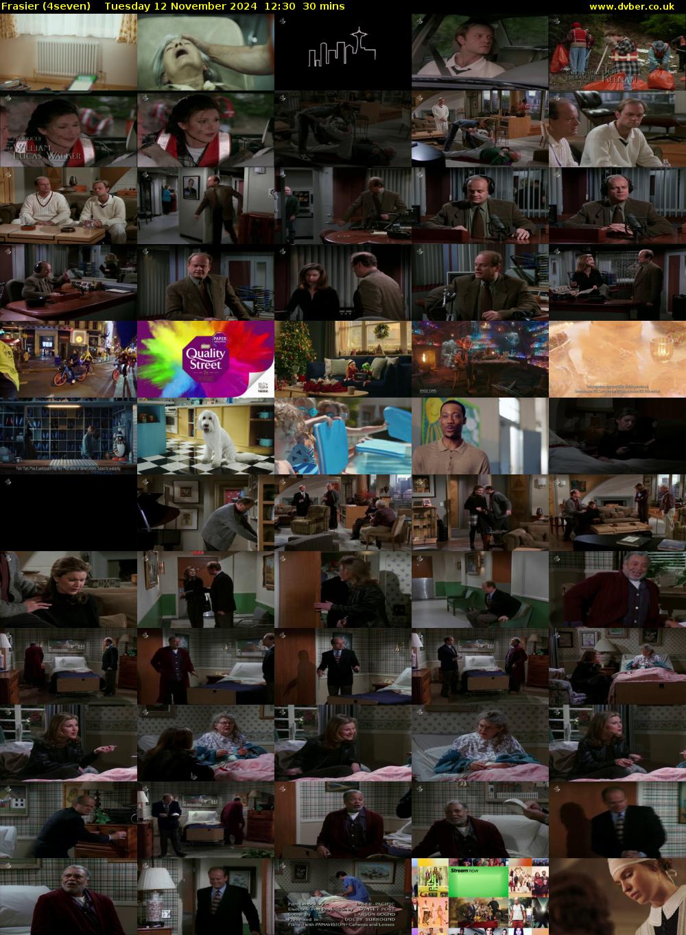 Frasier (4seven) Tuesday 12 November 2024 12:30 - 13:00