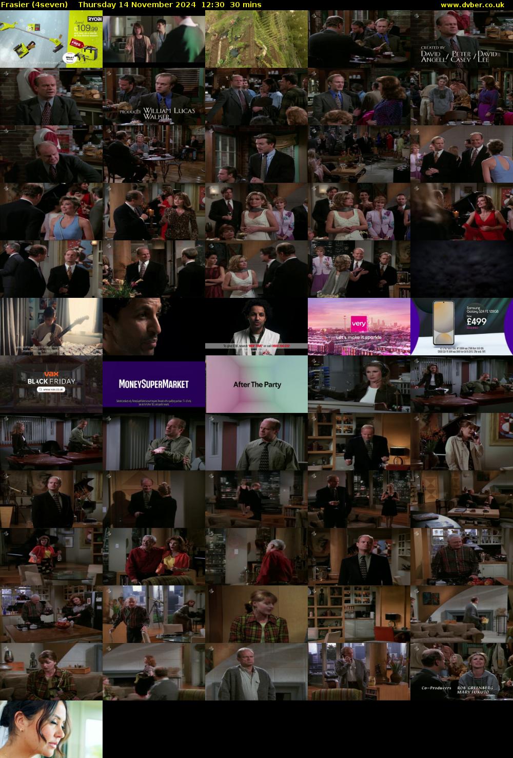 Frasier (4seven) Thursday 14 November 2024 12:30 - 13:00