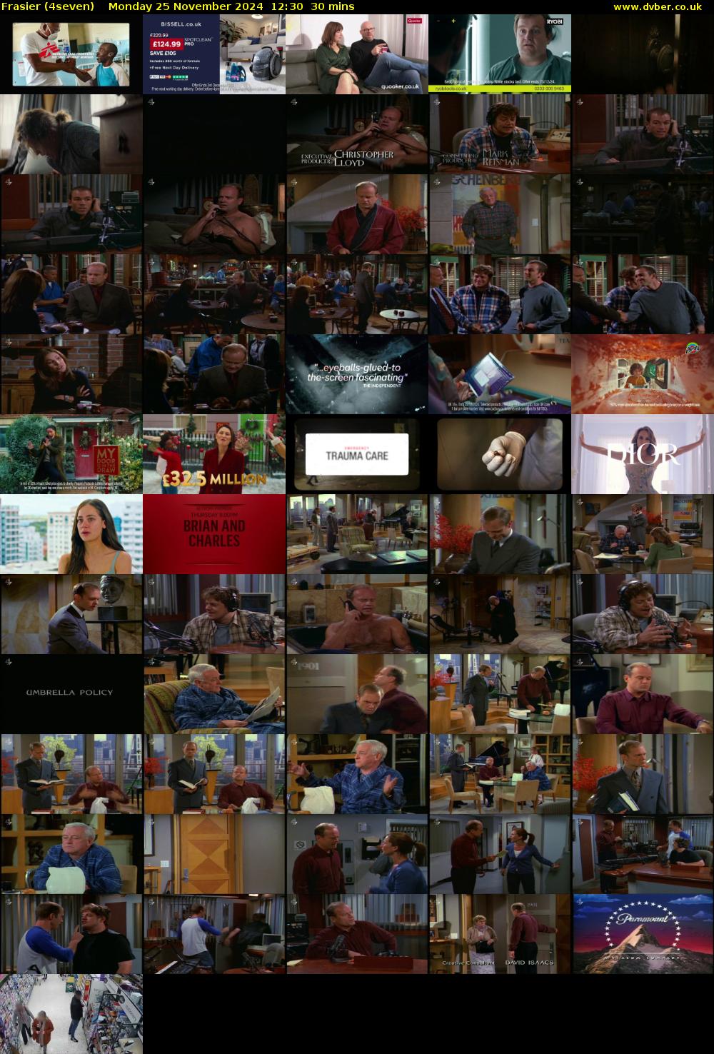 Frasier (4seven) Monday 25 November 2024 12:30 - 13:00