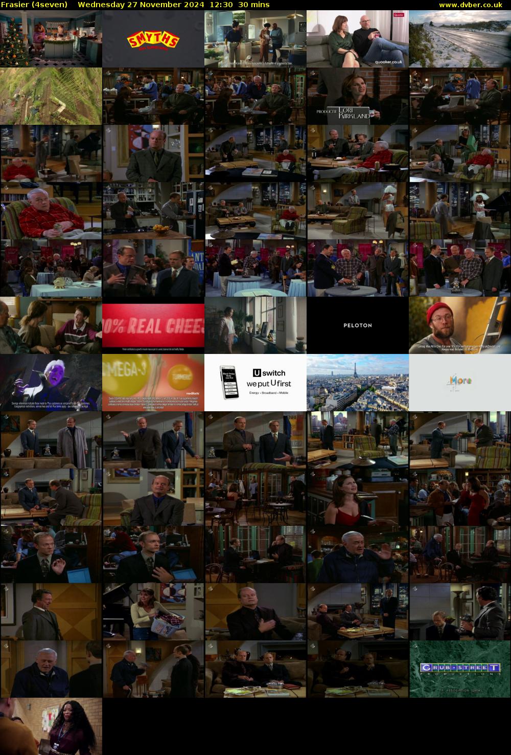 Frasier (4seven) Wednesday 27 November 2024 12:30 - 13:00