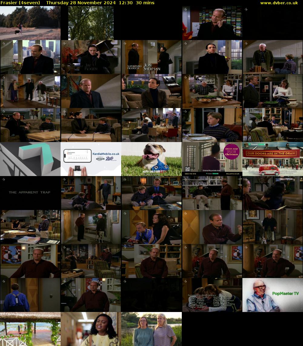 Frasier (4seven) Thursday 28 November 2024 12:30 - 13:00