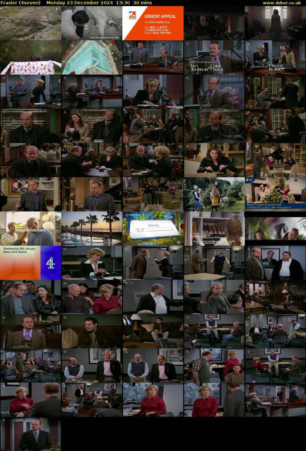 Frasier (4seven) Monday 23 December 2024 13:30 - 14:00